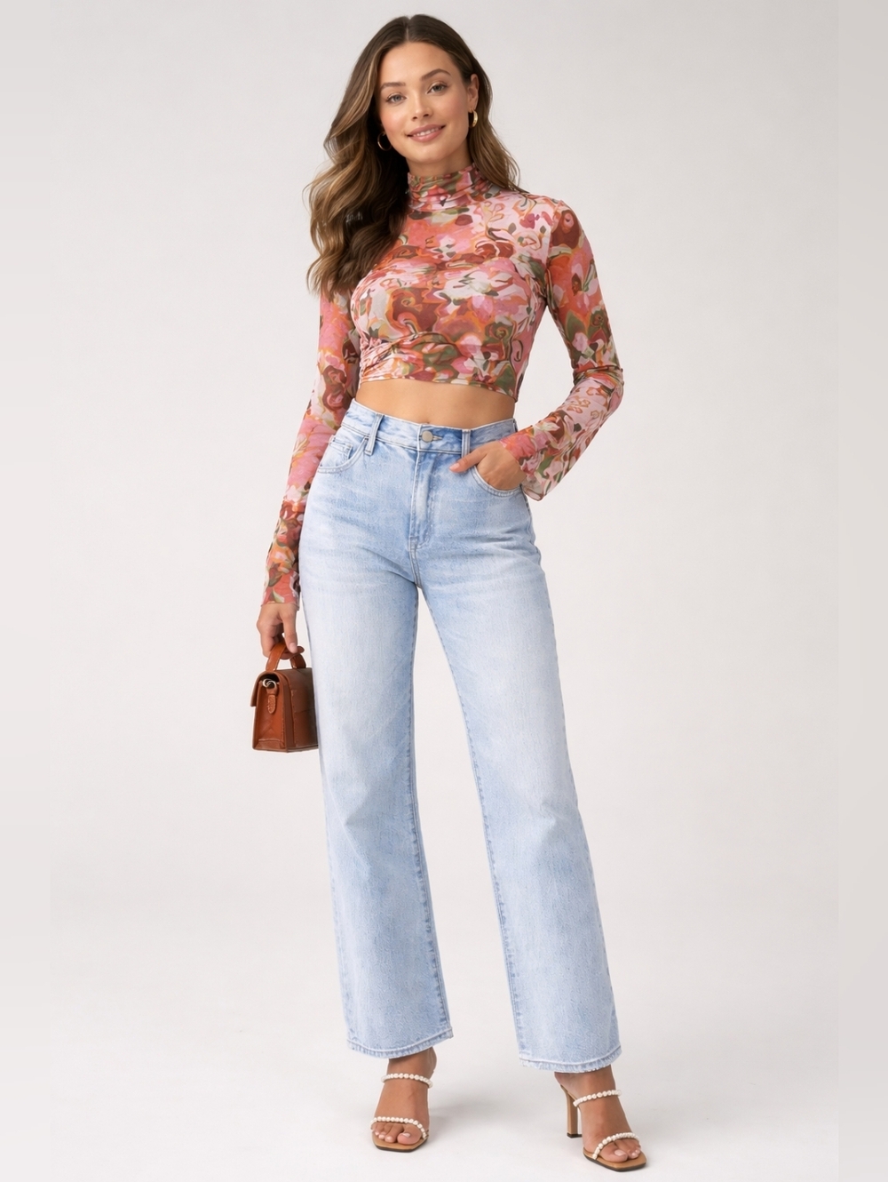 Misa Los Angeles NWTs Nadja Cropped Top